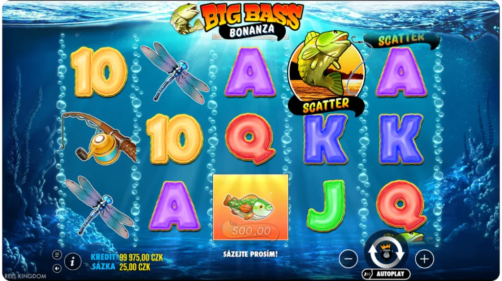 Bonusové funkce ve hře Big Bass Bonanza