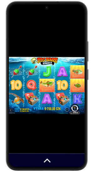 hra Big Bass Bonanza druhé výhry