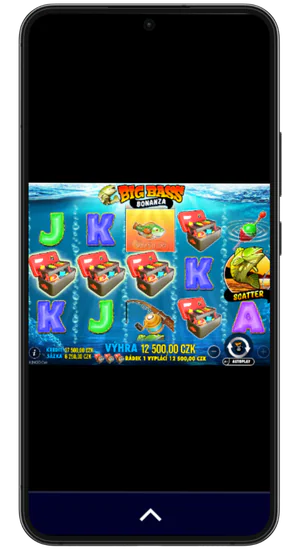 hra Big Bass Bonanza třetí výhry