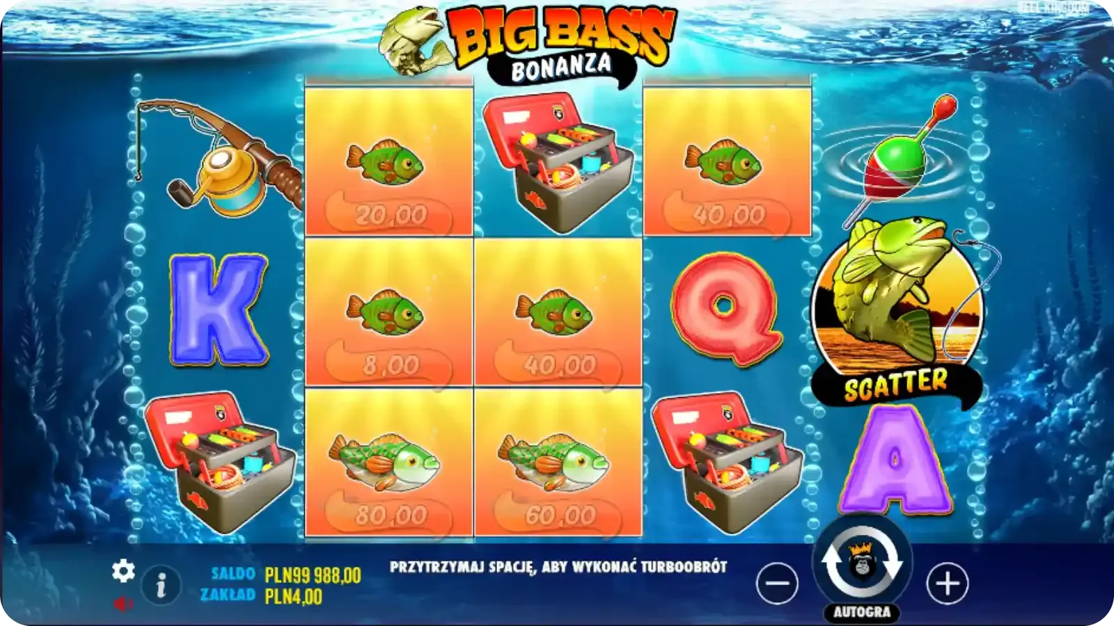 Funkcje bonusowe w Big Bass Bonanza
