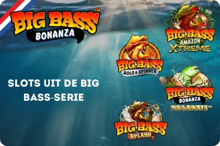Slots uit de Big Bass-serie