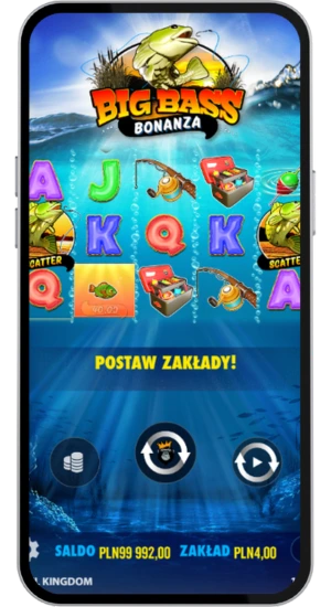 Wygrana na bębnach w grze Big Bass Bonanza