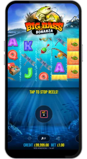 Reels spinning with Tap to stop reels!