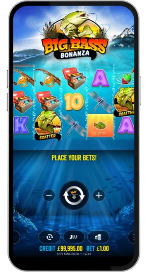 Base game with two SCATTER symbols on screen