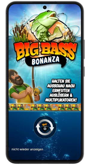 Big Bass Bonanza Slot auf Android-Smartphone starten