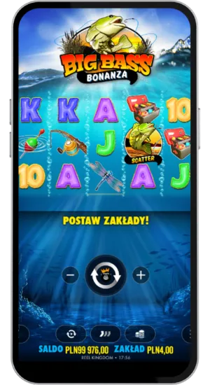 Gra podstawowa z dwoma symbolami SCATTER na ekranie